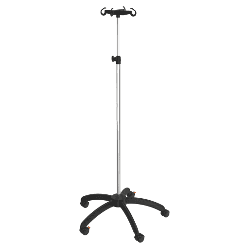 Drip Stand/IV Stand Plastic Base & Plastic HooksDrip Stand/IV Stand Plastic Base – It has five legs, Plastic Base and plastic hooks and the base weight of 3,0 / 1,3 kg